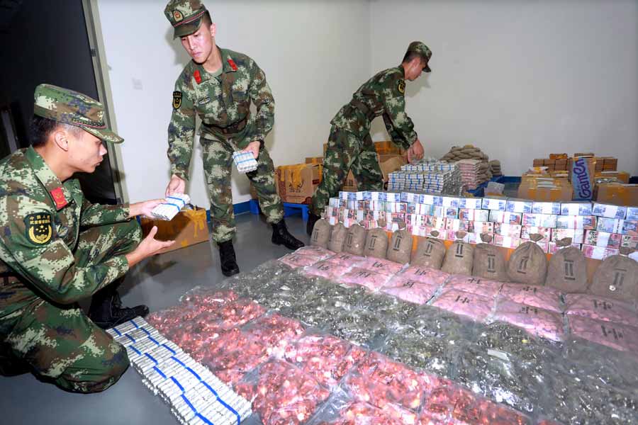 Shenzhen police seize huge haul of foreign money