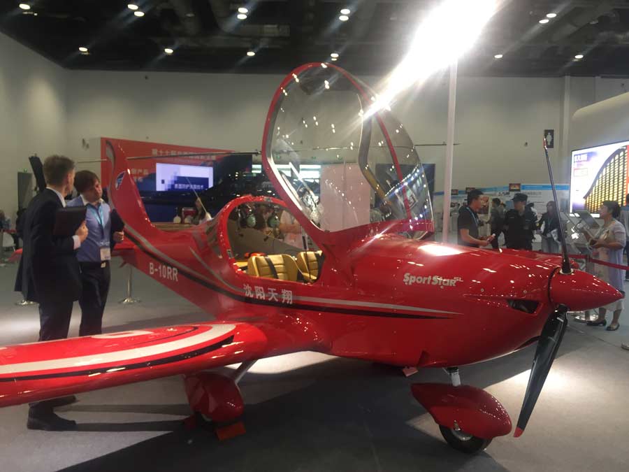 Aviation Expo China opens in Beijing