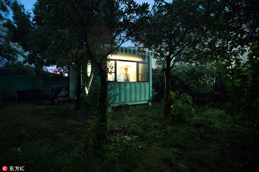 Rented container turns into fairy-tale garden home