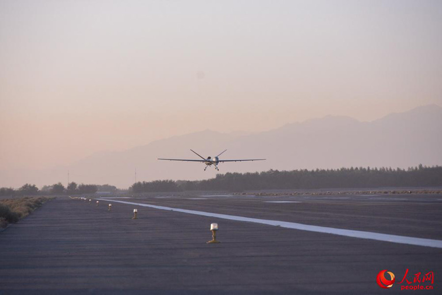 China's homemade 'Rainbow 5' drone completes live-fire exercise