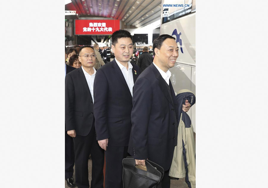 Delegates to CPC national congress arrive in Beijing