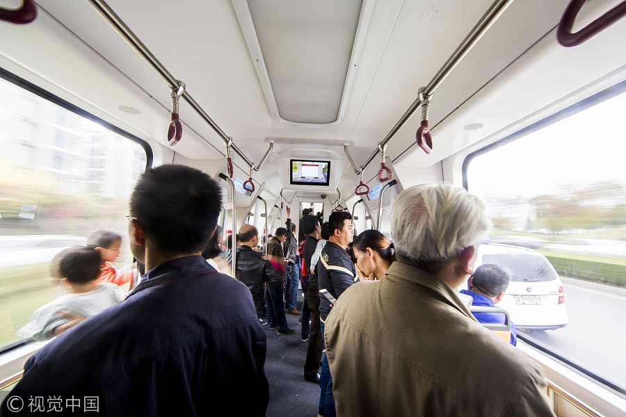 World's first railless train on test run