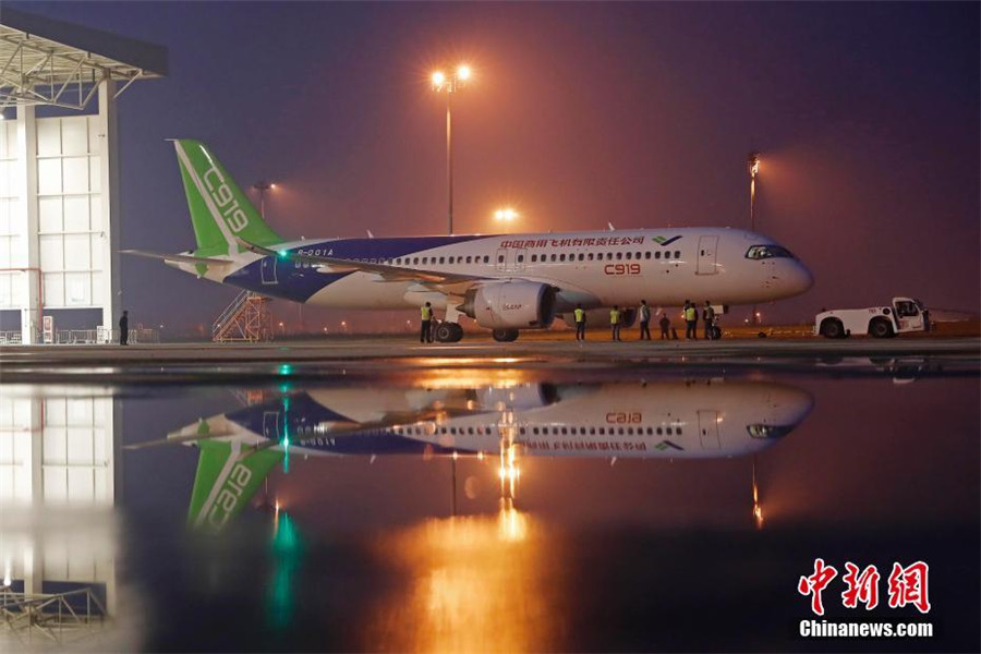 C919 jetliner undergoes final testing in Shanghai