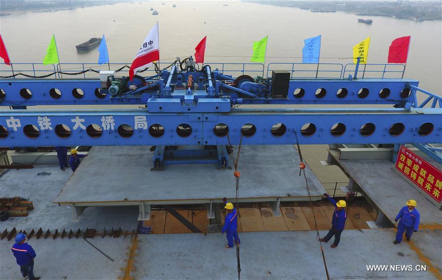 Reinforcement project of Jiujiang Yangtze River Bridge completed