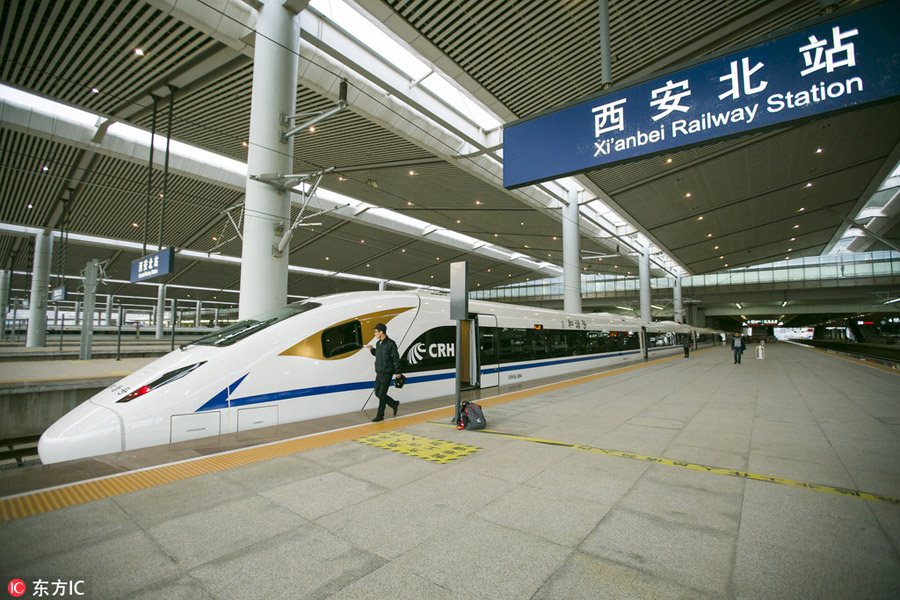 Xi'an-Chengdu high-speed railway enters test run