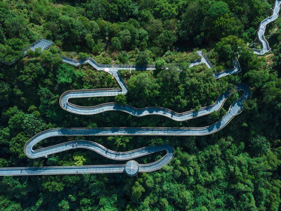 'Fudao' skywalk in East China's Fujian