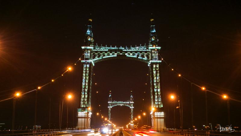 Night views of Harbin through the lens