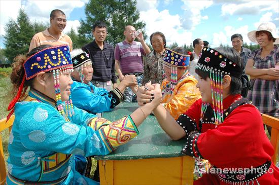 Oroqens celebrate Fire God Festival