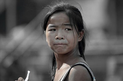 In the future, will things change for this girl?
