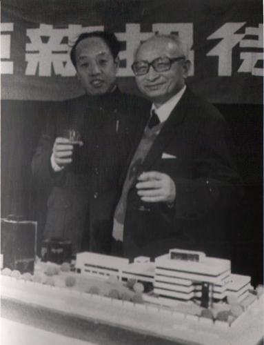 Jiang Muyue with Li Zhaoxing