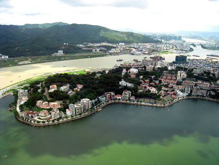 Landscape of Penha Hill in Macao