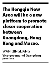Transformation begins on Hengqin Island
