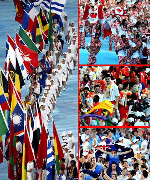 Closing: sea of people