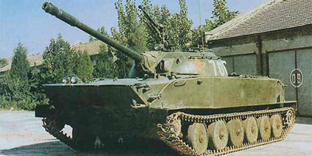Domestically-made tanks of the PLA