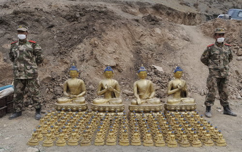 Cultural relics seriously damaged in Yushu