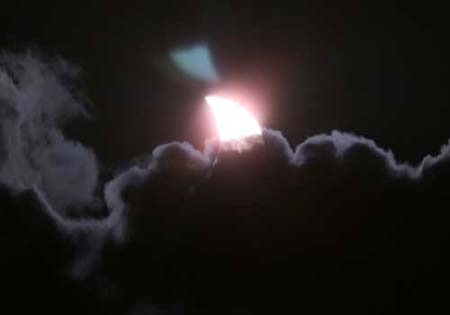 Solar eclipse visits western China