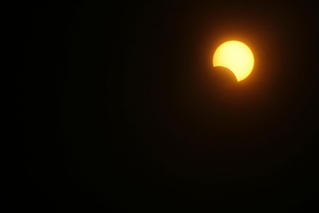 Annular solar eclipse seen in Southeast Asia 