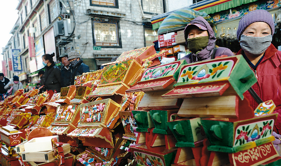 Special market opened for Tibetan New Year purchase