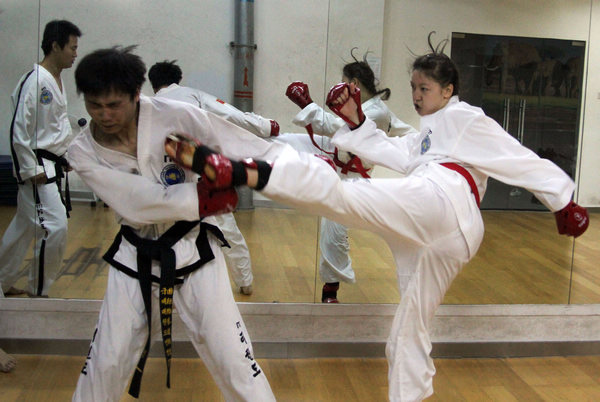 Swedish student gets her kicks in Pyongyang