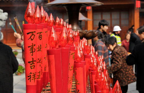 Newly-renovated Xiangji Temple