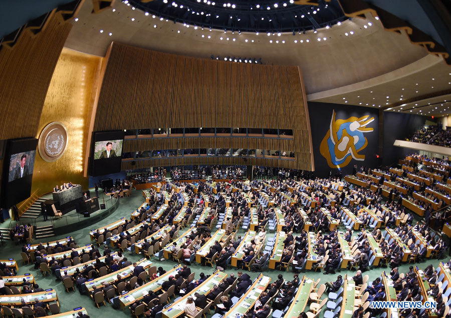 Xi Jinping annonce une série de mesures pour soutenir l'ONU