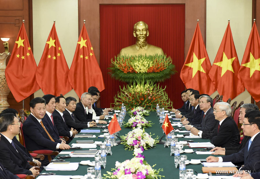 Chine/Vietnam : les dirigeants conviennent de renforcer le partenariat gagnant-gagnant