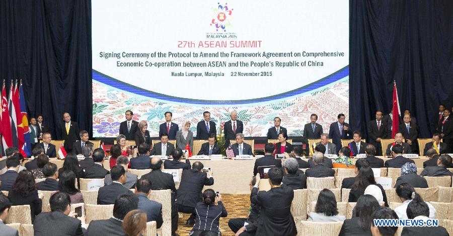 La Chine et l'ASEAN signent un accord pour mettre à jour la zone de libre échange bilatérale