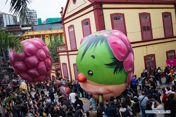 En images : Macao organise un carnaval
