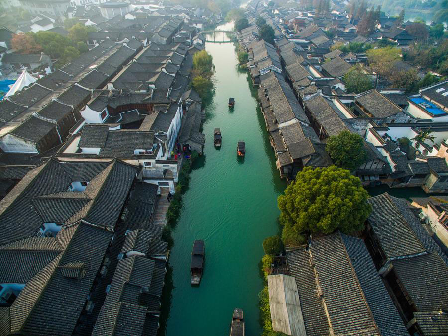 Wuzhen, ville hôte de la Conférence mondiale de l'Internet