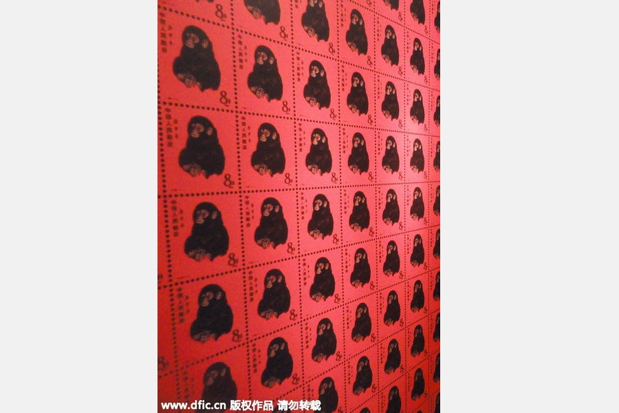 Des générations de timbres chinois pour les années du Singe