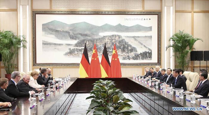 La Chine et l'Allemagne travailleront ensemble pour un sommet du G20 fructueux à Hambourg