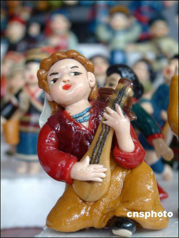 Dough figurines of
