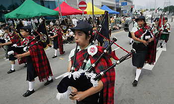 Island Scout Day parade in Hong Kong