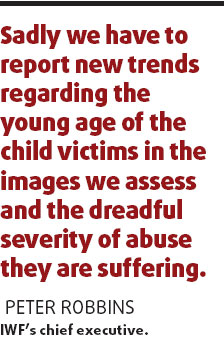 Serious child abuse on Web has increased four-fold