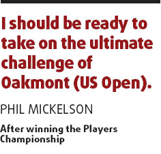 Mickelson conquers all at Sawgrass