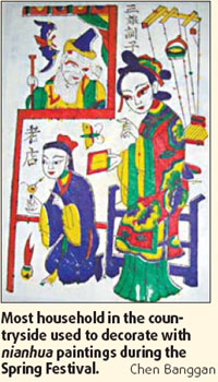 Writing's on the wall for New Year paintings