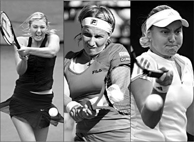 Russians lead French Open charge
