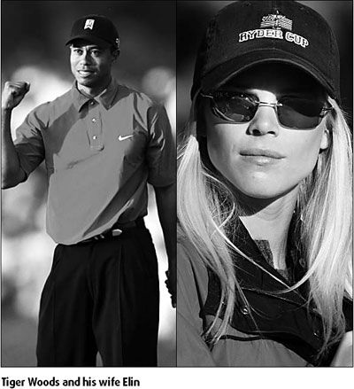 Woods juggles own event with birth of first child