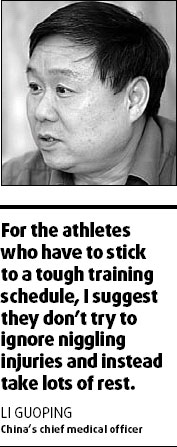 Give injured stars a break, doctor orders