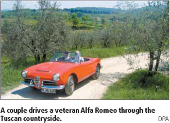 Full speed ahead on the flaming red fast lane to fun