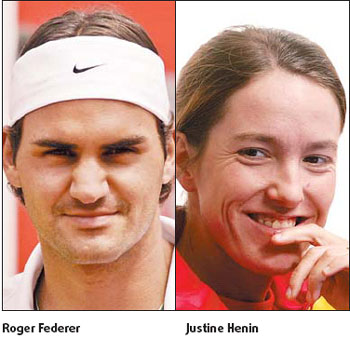Federer eyes Nadal final revenge; Henin woman to beat
