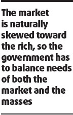 Free market gets a helping hand