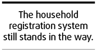 Floating population needs equality, freedom