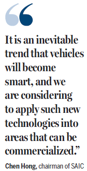 Chinese automakers charge to develop smart, connected cars