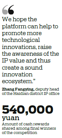 Winners of high-value patents contest awarded