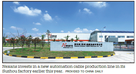 Nexans' cables pull ahead in the Chinese market
