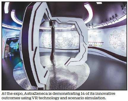 AstraZeneca displays developments during 2019 CIIE