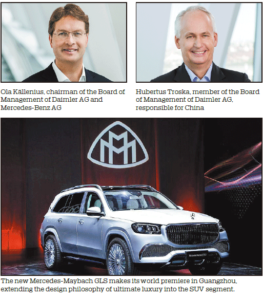 Daimler underlines China commitment with broad premium portfolio