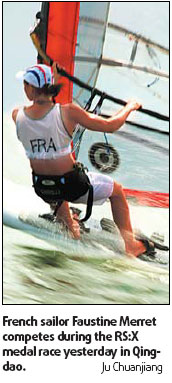 Olympic champion Merret fails to shine