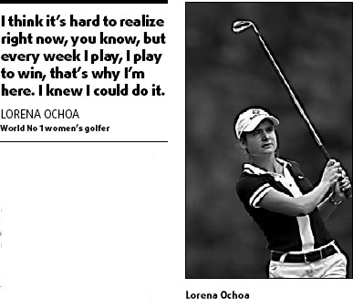Ochoa captures her third straight LPGA title